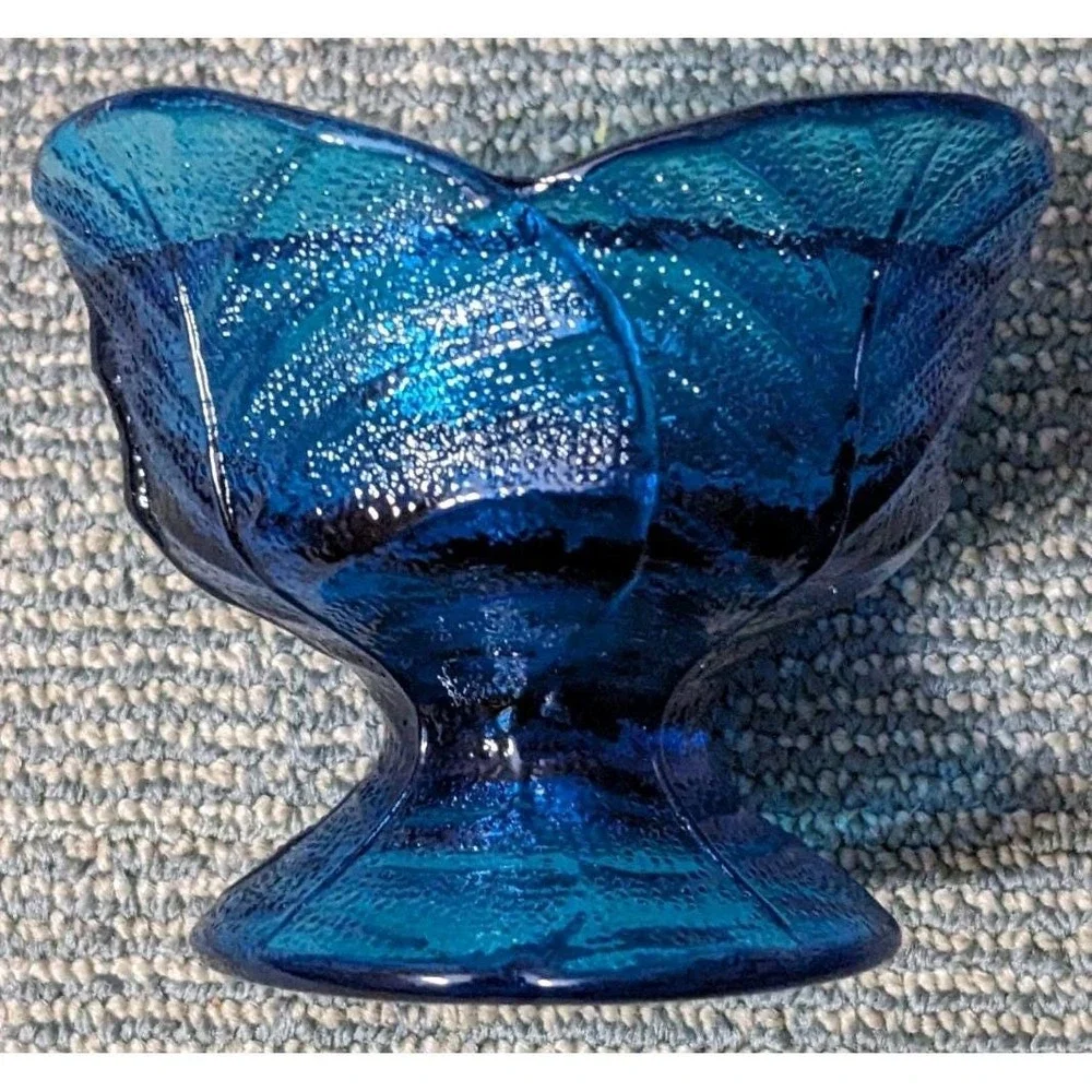 Vintage Viking Glass Epic Glimmer Leaf Fairy Lamp Base ONLY Bluenique Sticker